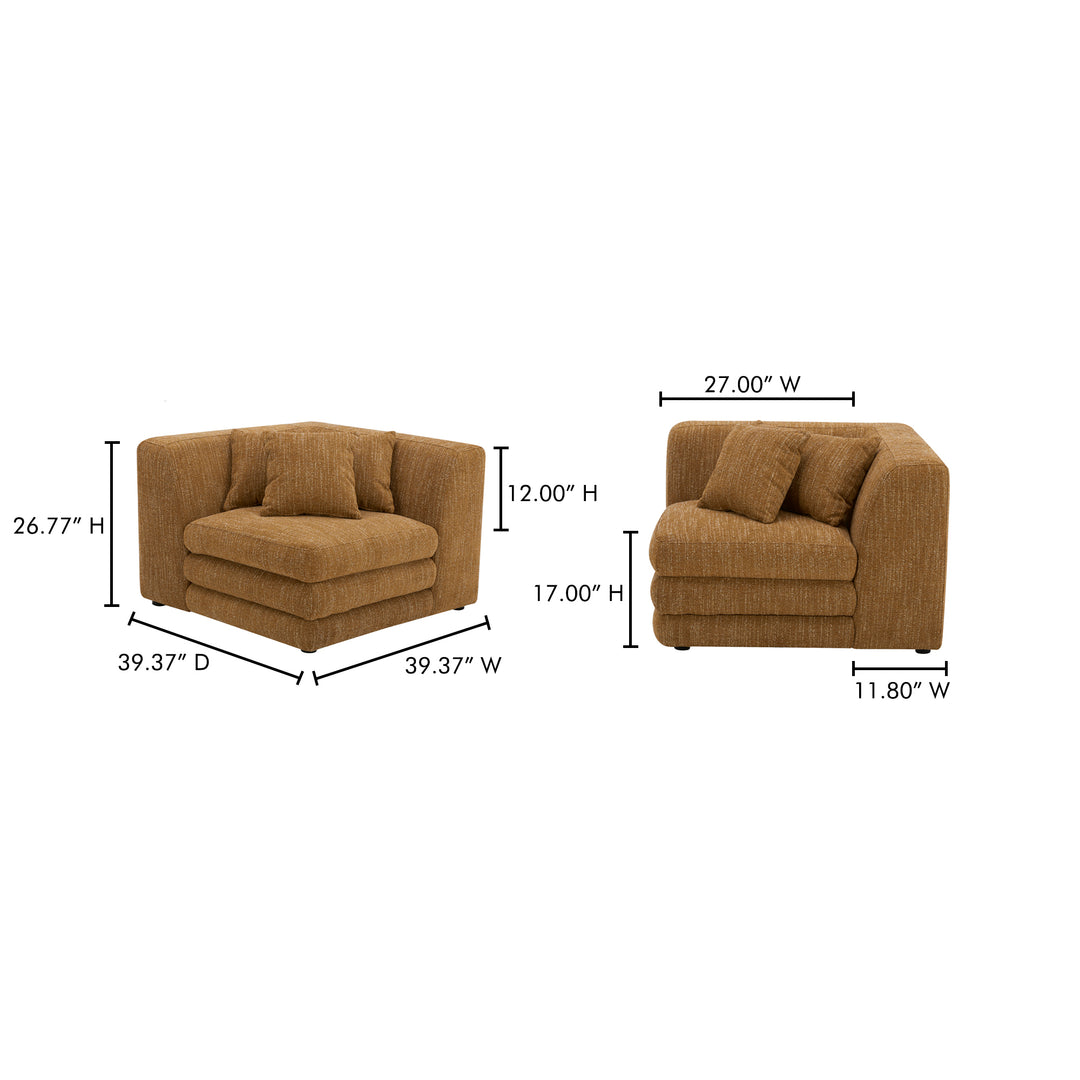 Retro-Chic Modular Corner Lounger
