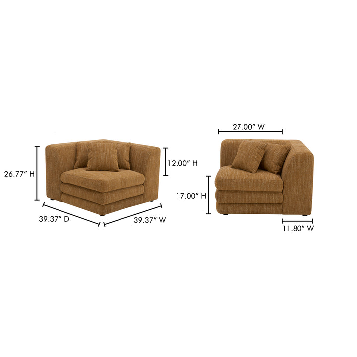 Retro-Chic Modular Corner Lounger