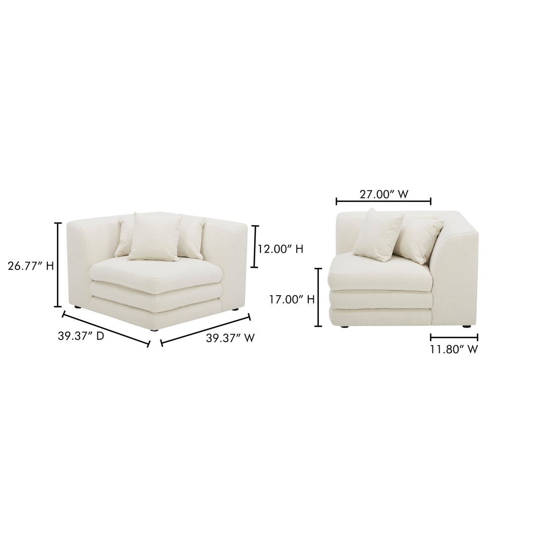 Retro-Chic Modular Corner Lounger