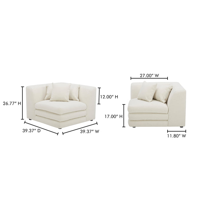 Retro-Chic Modular Corner Lounger