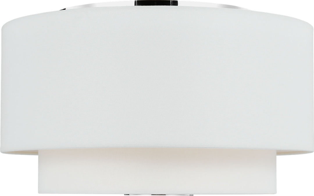 Sawyer Flush Mount Polished Nickel