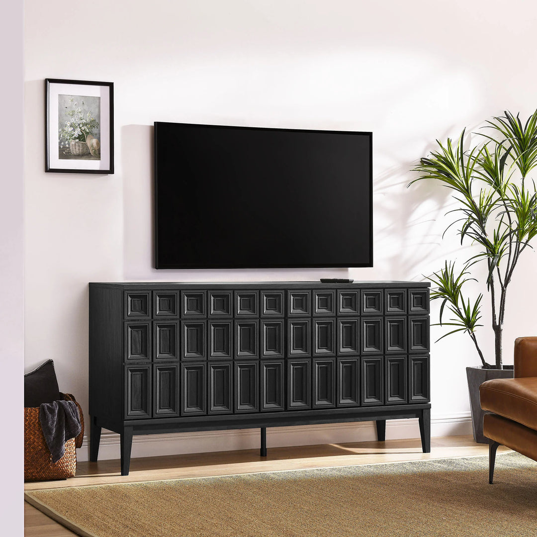 Sander Black Sideboard