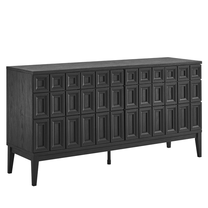 Sander Black Sideboard