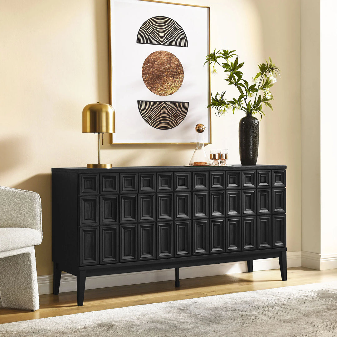 Sander Black Sideboard