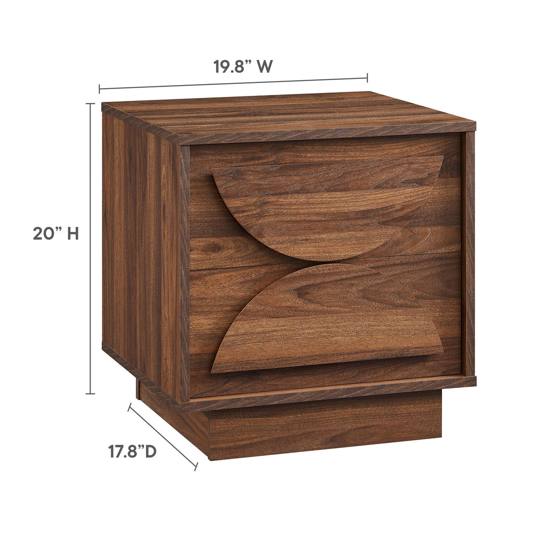 Balta Walnut Nightstand