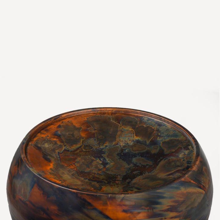 Striking Mild Steel Reactive Artisan Table