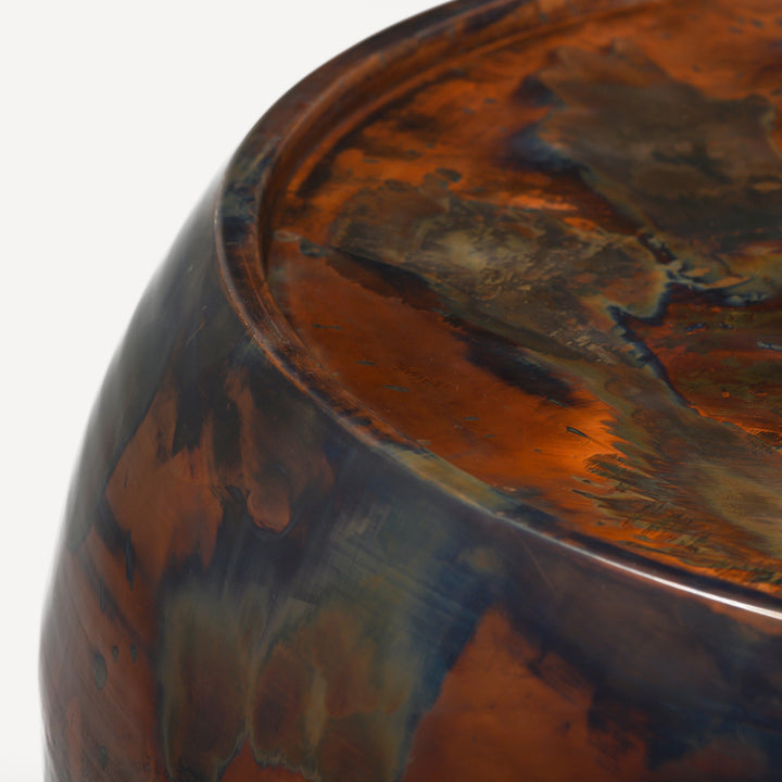 Striking Mild Steel Reactive Artisan Table