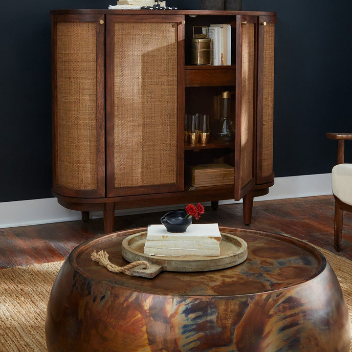 Striking Mild Steel Reactive Artisan Table