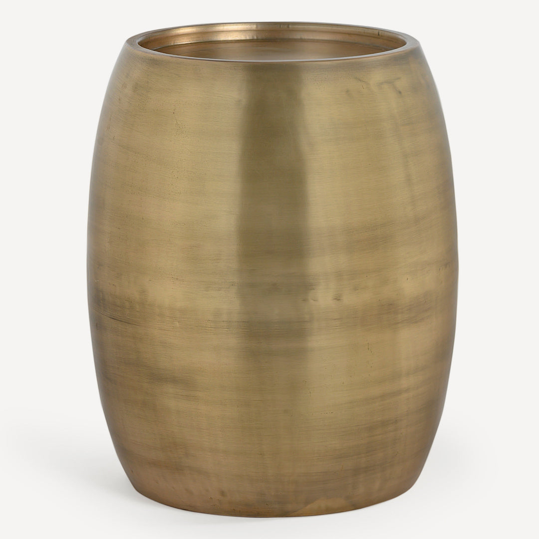 Vintage Rustic Revival Round Metal Table