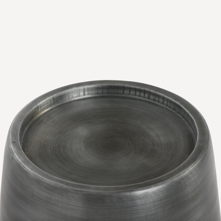 Industrial-Chic Zinc Finish Mini Table