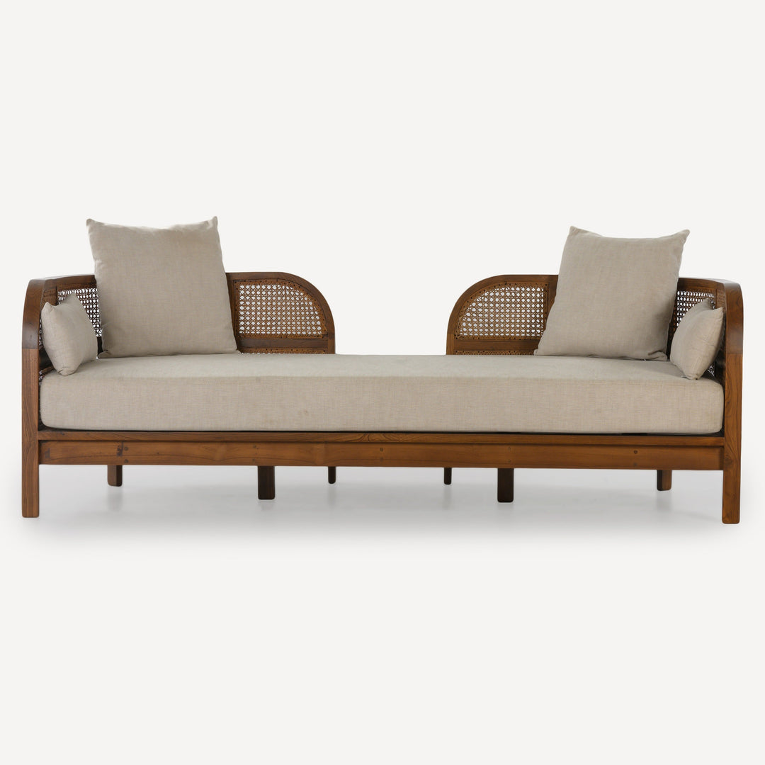 Eco-Oasis Teak & Rattan Recycled Daybed
