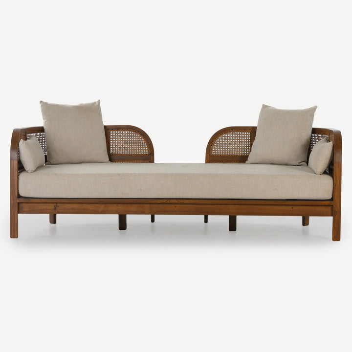 Eco-Oasis Teak & Rattan Recycled Daybed