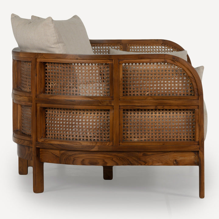 Eco-Oasis Teak & Rattan Recycled Daybed