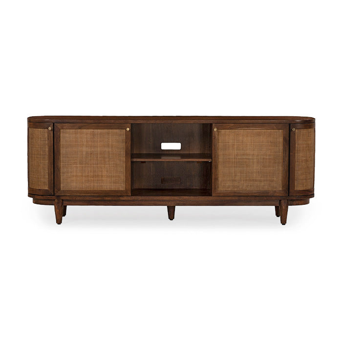 Curvy Acacia Canvas Media Hub - Canggu Inspired