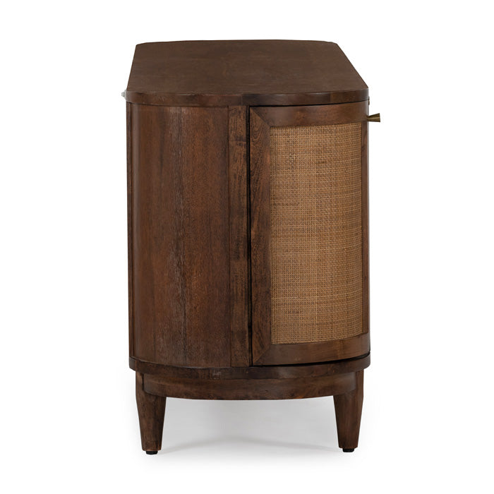 Curvy Acacia Canvas Media Hub - Canggu Inspired