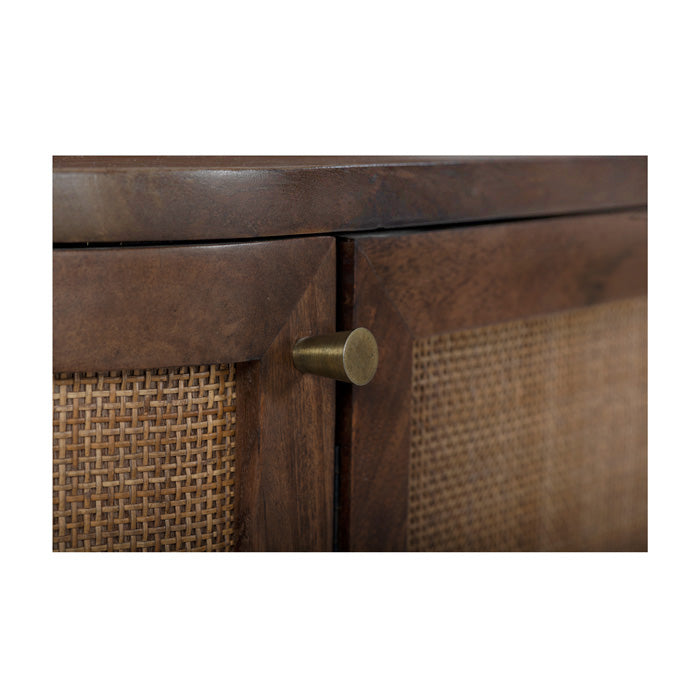 Curvy Acacia Canvas Media Hub - Canggu Inspired