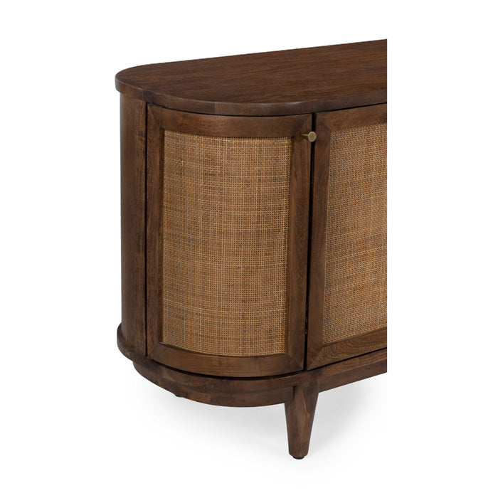 Curvy Acacia Canvas Media Hub - Canggu Inspired