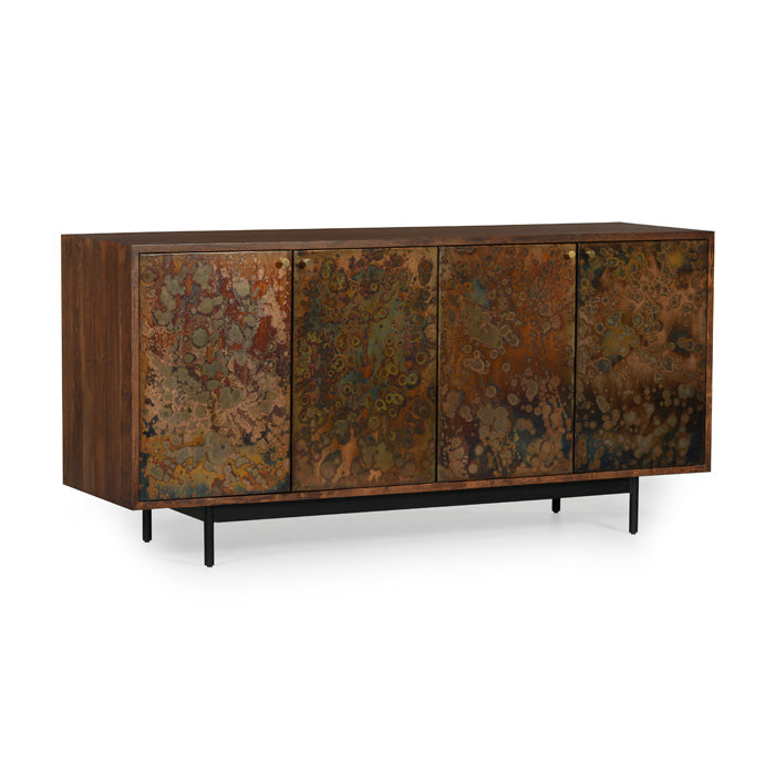 Reclaimed Chic Reactive Metal Sideboard