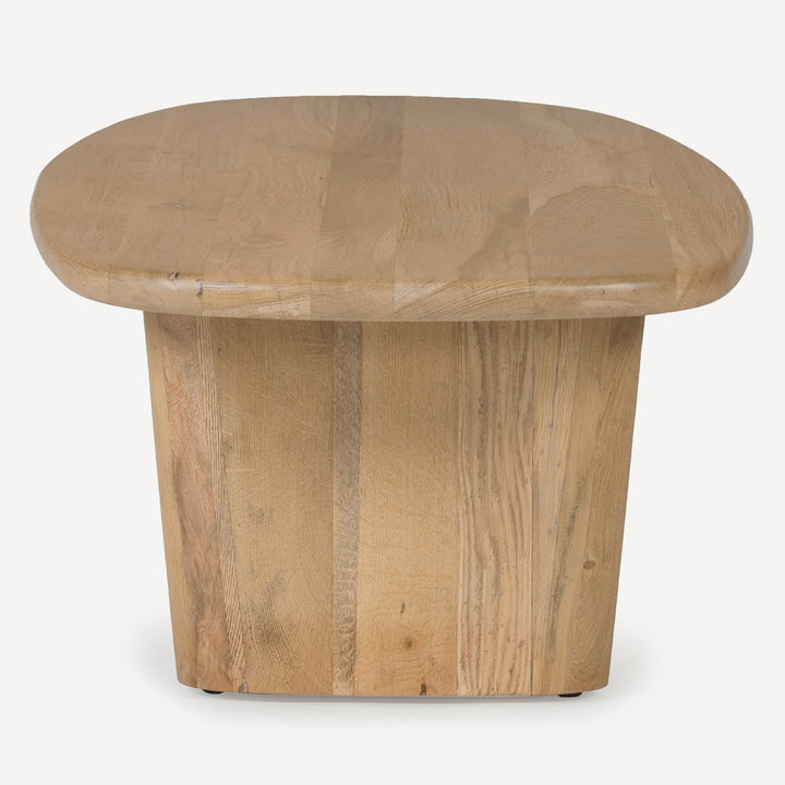 Nature's Motion: Wire-Brushed White Oak Coffee Table