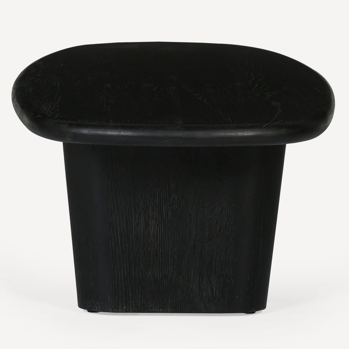 Nature's Embrace Wire-Brushed Solid Oak Coffee Table