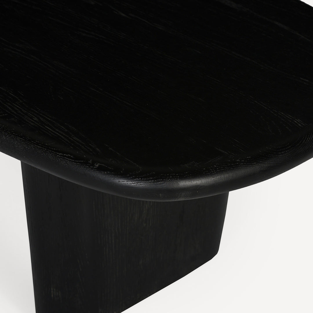 Nature's Embrace Wire-Brushed Solid Oak Coffee Table