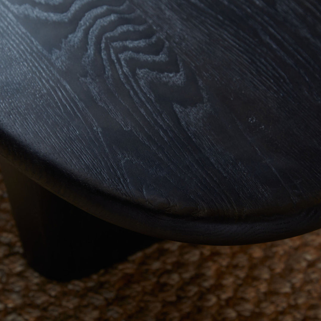 Nature's Embrace Wire-Brushed Solid Oak Coffee Table