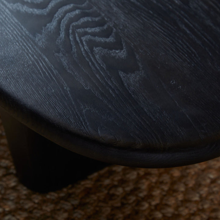 Nature's Embrace Wire-Brushed Solid Oak Coffee Table