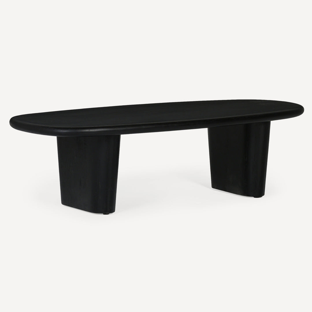 Nature's Embrace Wire-Brushed Solid Oak Coffee Table