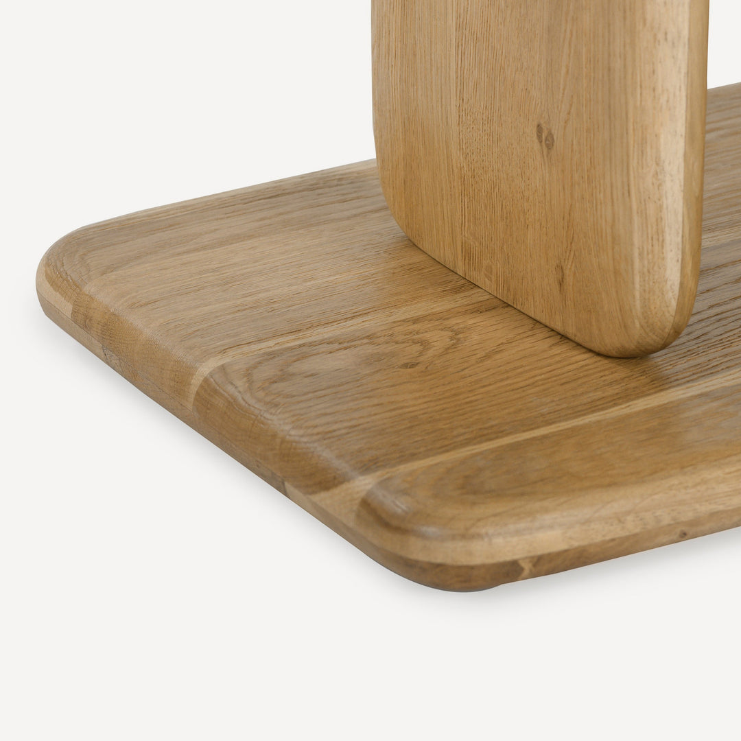 Nature's Embrace Solid White Oak Bookshelf - Eco-Chic