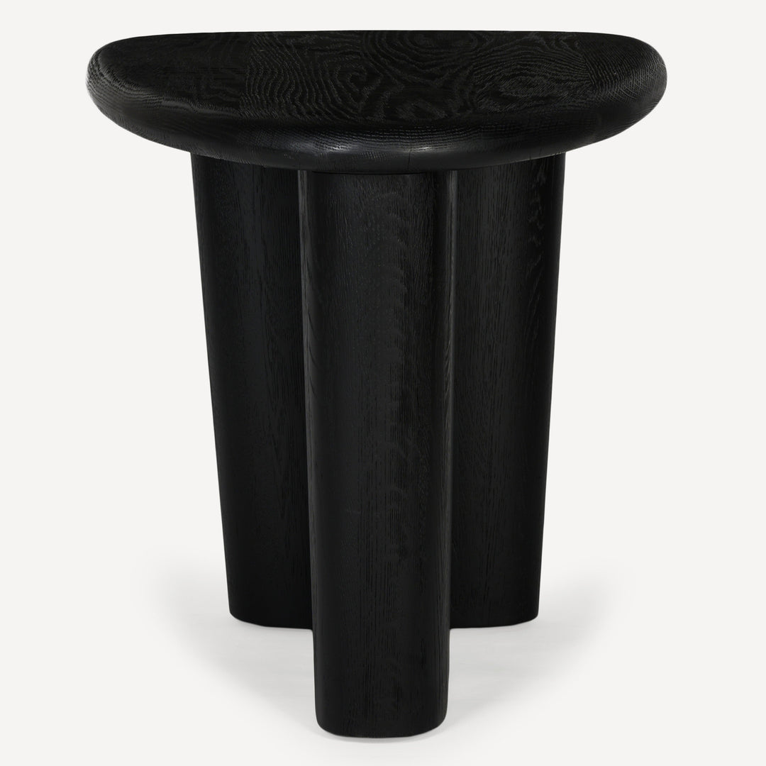 EcoModern Wire-Brushed Oak Side Table