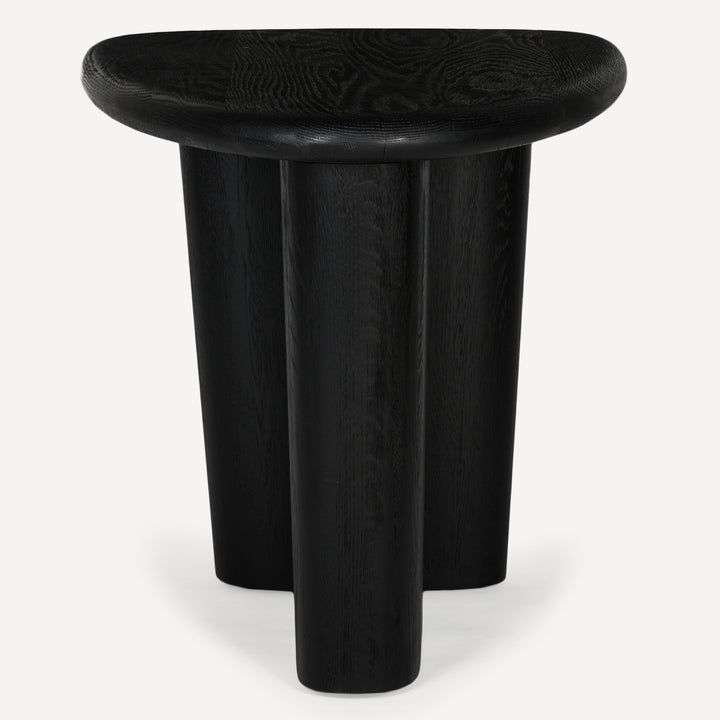 EcoModern Wire-Brushed Oak Side Table