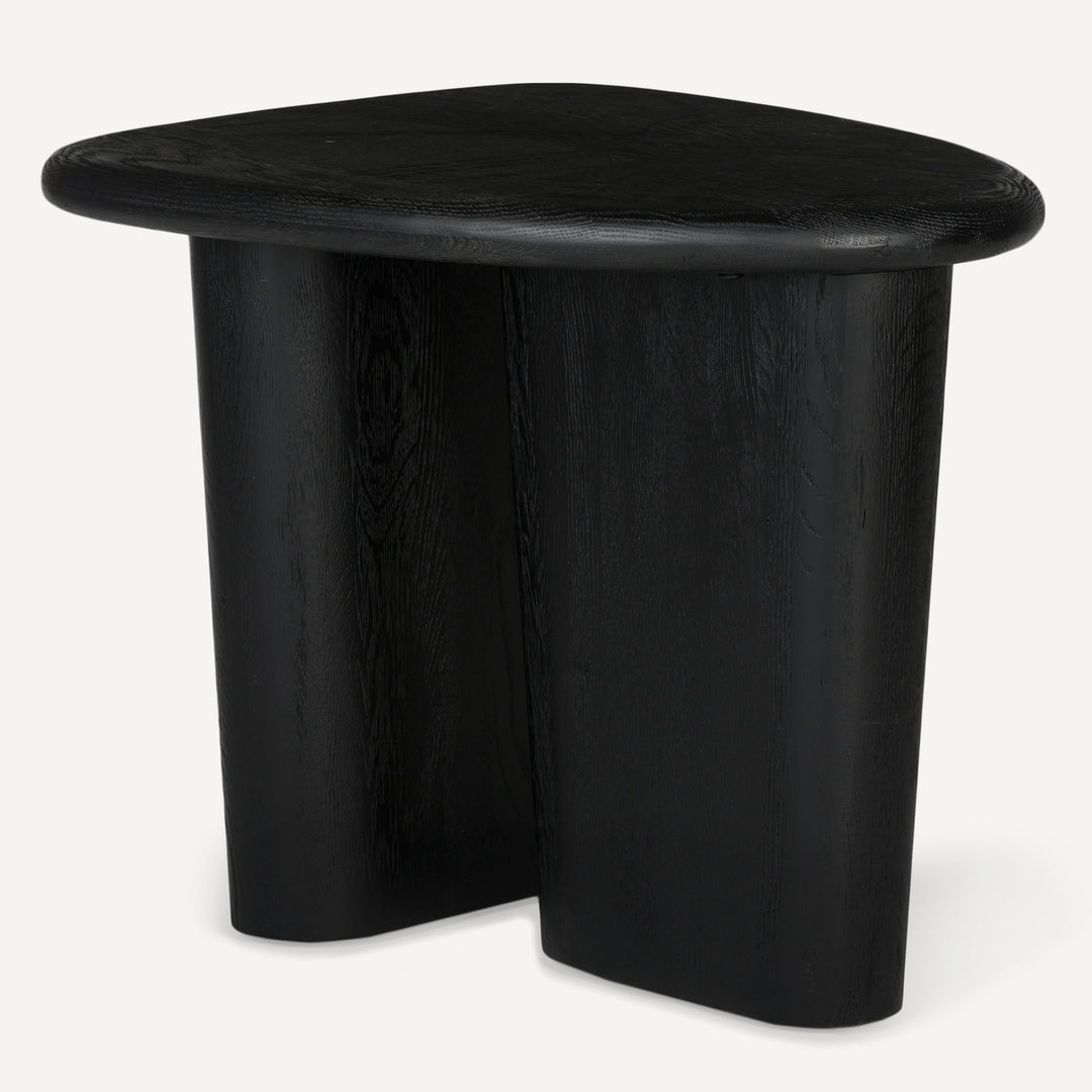 EcoModern Wire-Brushed Oak Side Table