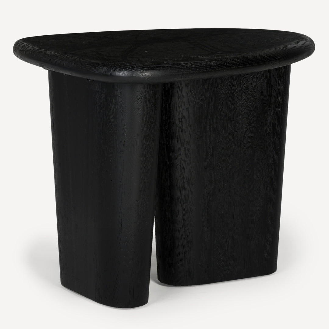 EcoModern Wire-Brushed Oak Side Table