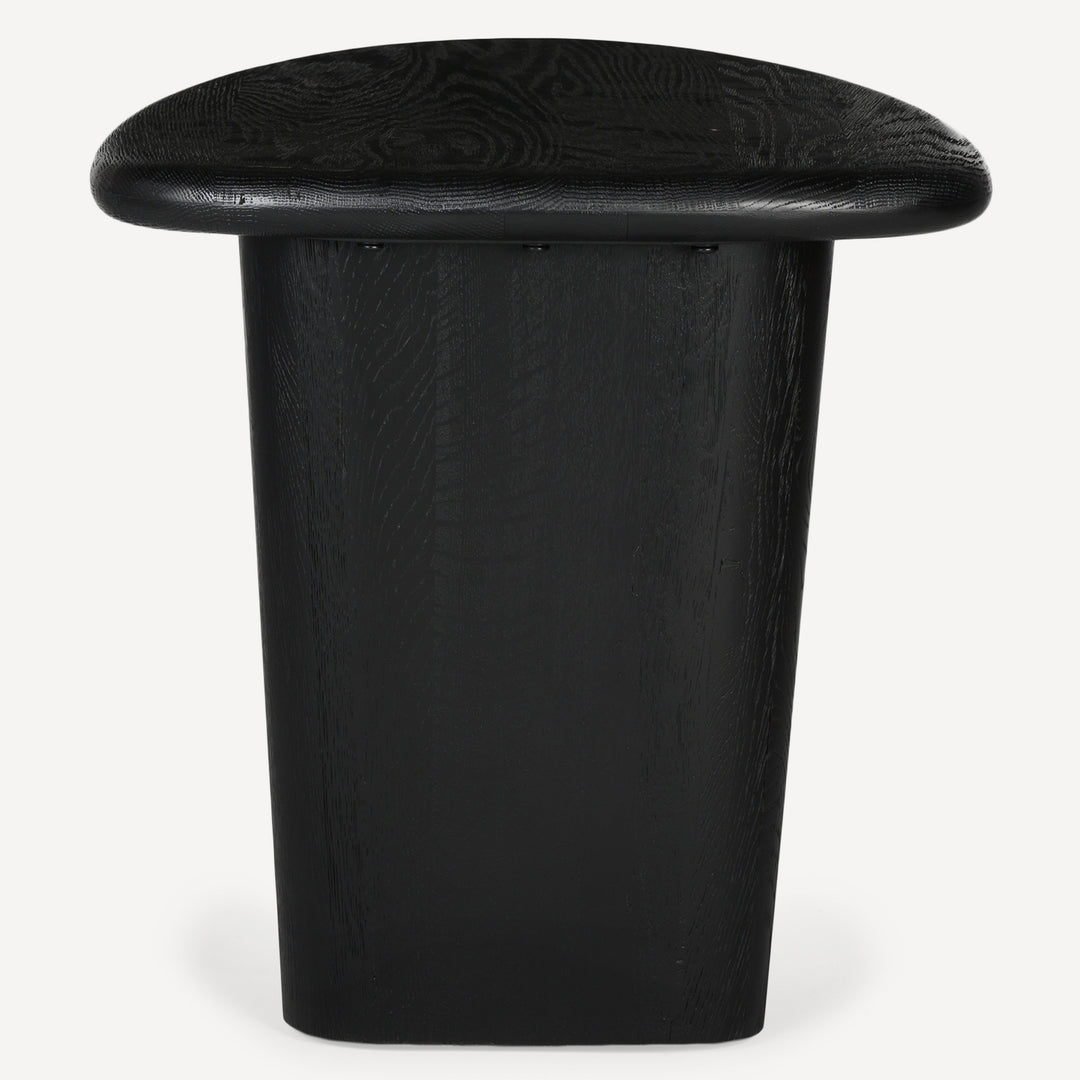 EcoModern Wire-Brushed Oak Side Table