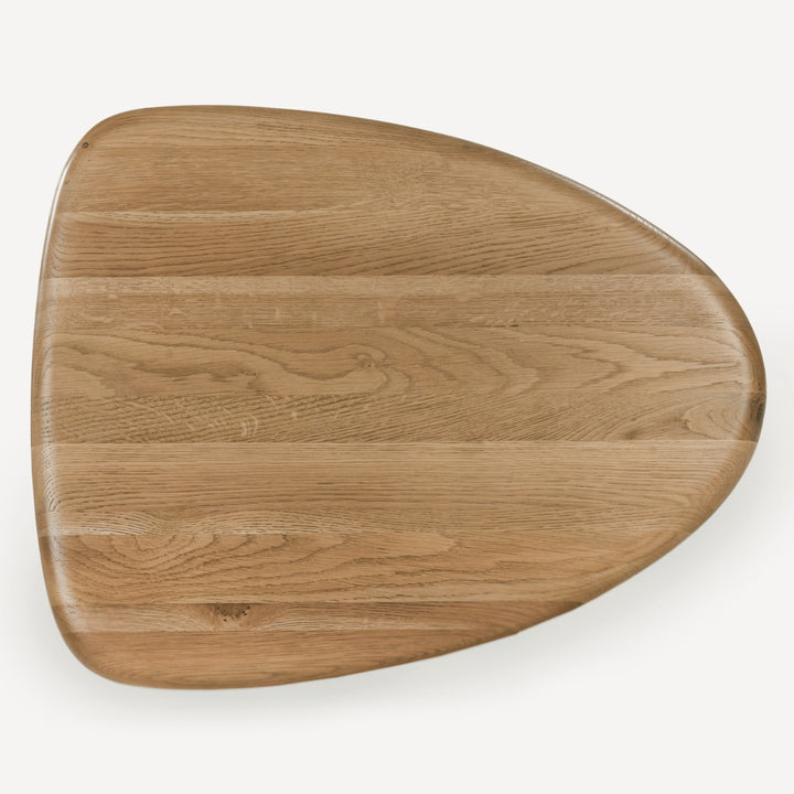 Eco-Chic Wire-Brushed Oak Accent Table