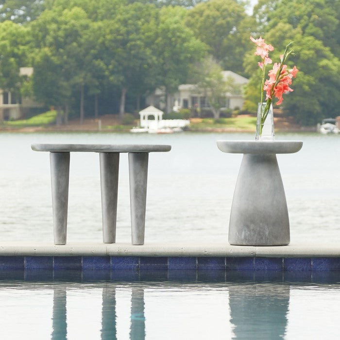 Nature's Embrace Outdoor Concrete Table