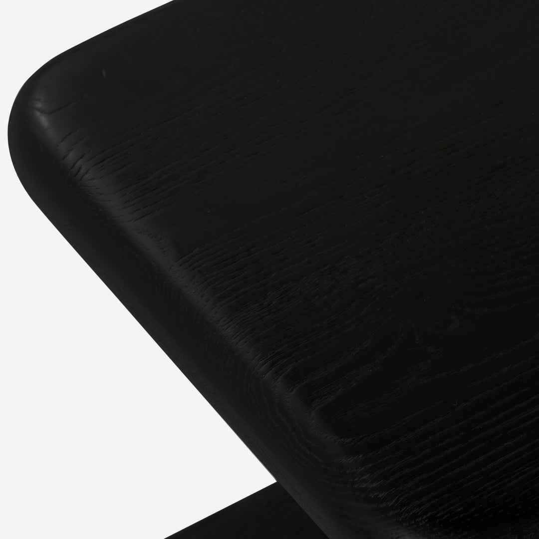 Eco-Chic Matte White Wire Brushed Oak Low Shelving