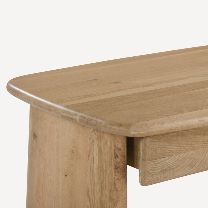 Nature's Pinnacle Oak Workstation - A Wire-Brushed Symphony