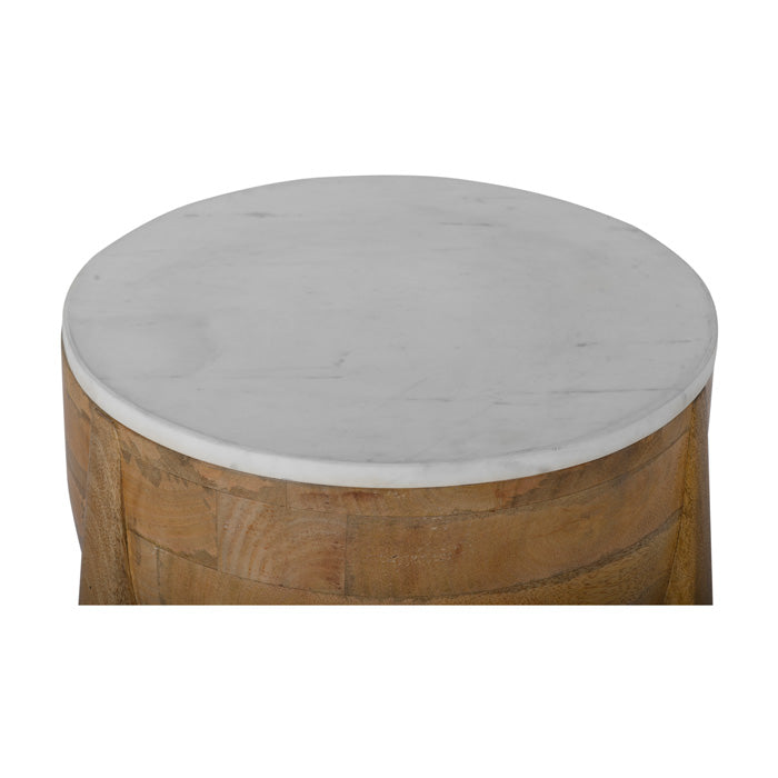 Marble Moxie Compact Wooden Table - Natural