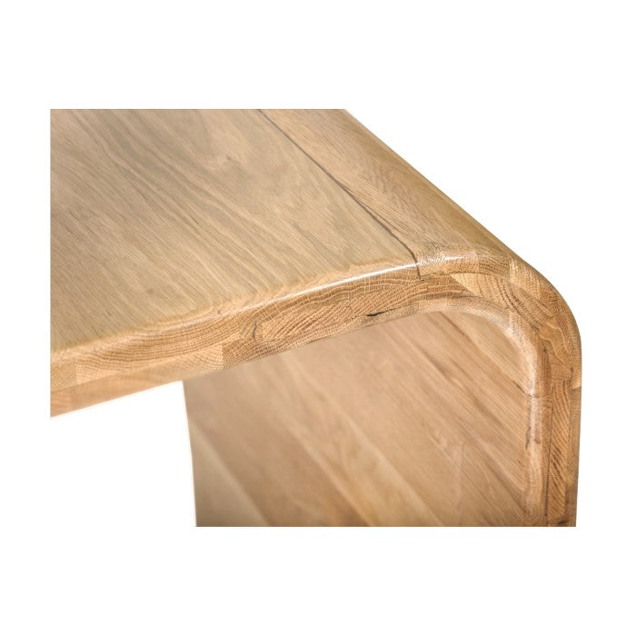 Modern Oak Workspace Sculpture - Earthy Charm