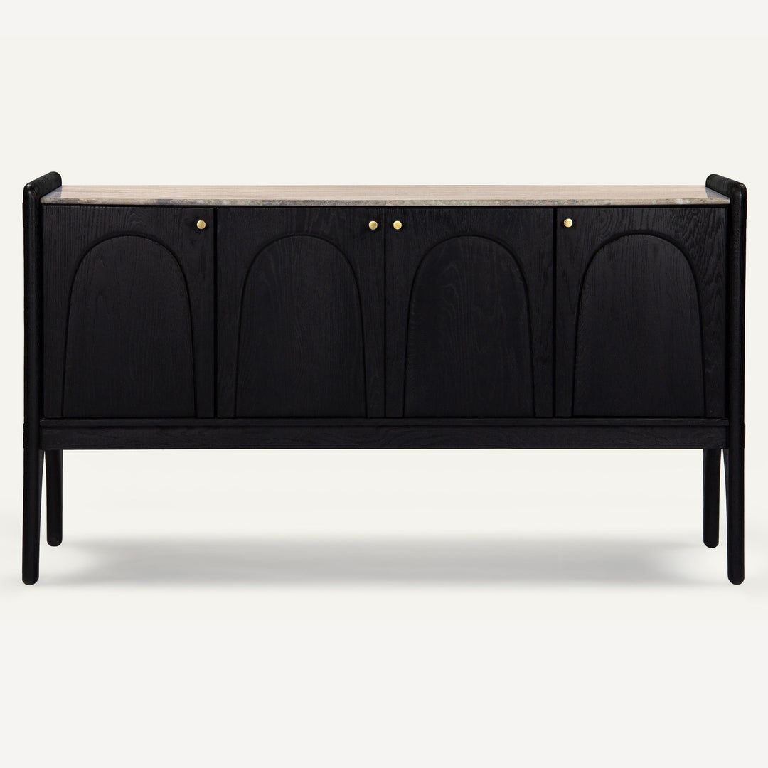 Arched Stone Symphony Sideboard - Charcoal