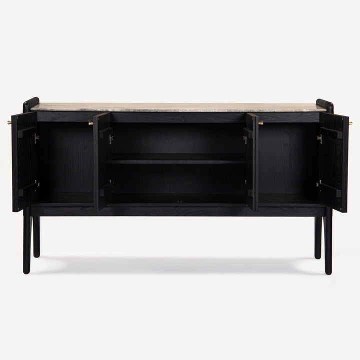 Arched Stone Symphony Sideboard - Charcoal