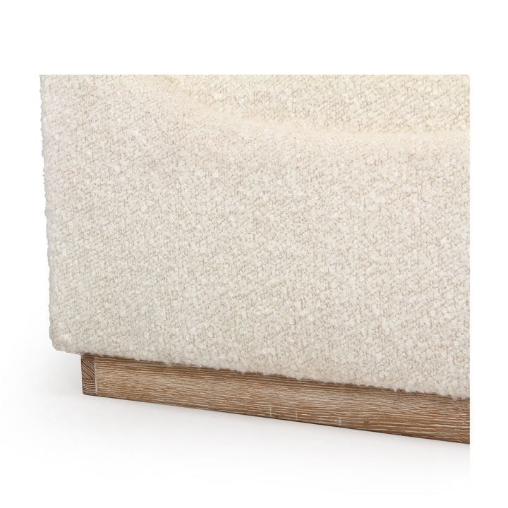 Modern Geometric Bouclé Lounge Chair