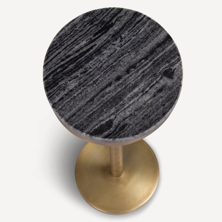 Autumn Forest Modern Marble Drink Table