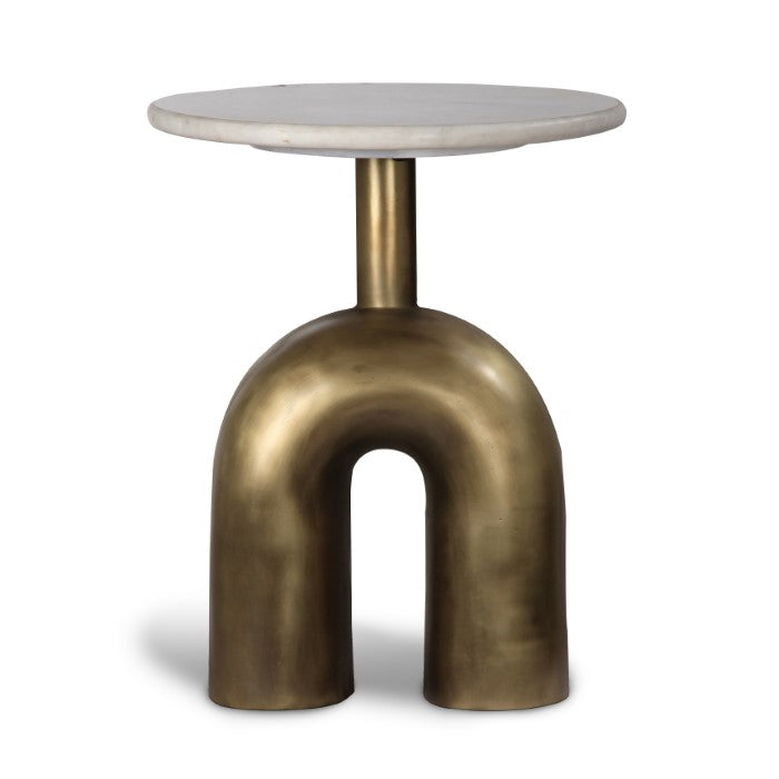 Arched Marble Companion Table