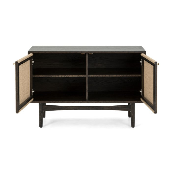 Modern Vintage Oak Panel Cabinet