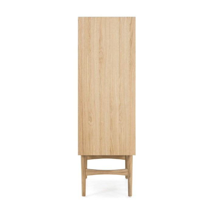 RetroVibe Solid Oak Panel Cabinet