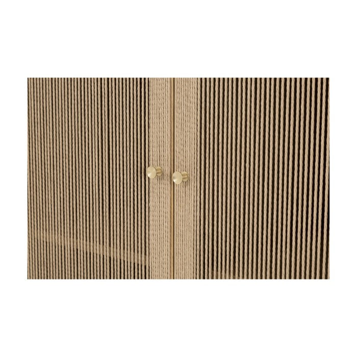 RetroVibe Solid Oak Panel Cabinet