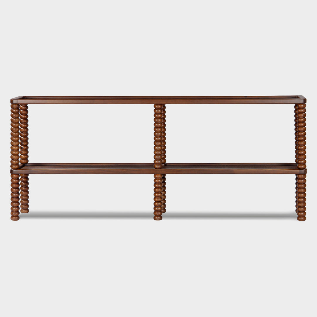 Whirlwind Solid Wood Display & Storage Console