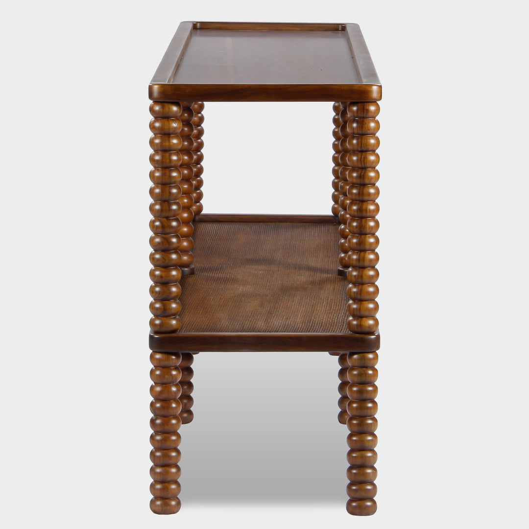 Whirlwind Solid Wood Display & Storage Console